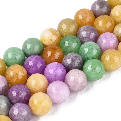 Natural Quartz Beads Strands G-N363-10mm-03-1
