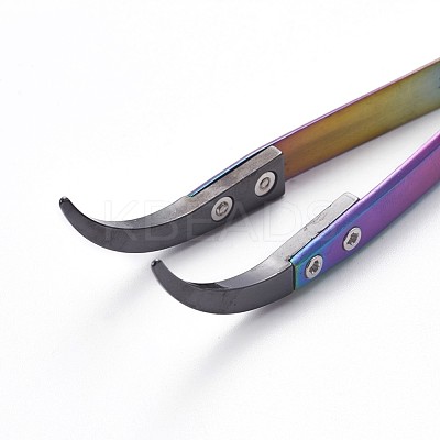 Stainless Steel Beading Tweezers TOOL-F006-12B-1