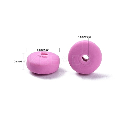 Handmade Polymer Clay Beads Strands X-CLAY-N008-008B-1