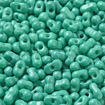 Baking Paint Glass Seed Beads SEED-K009-01A-10-1