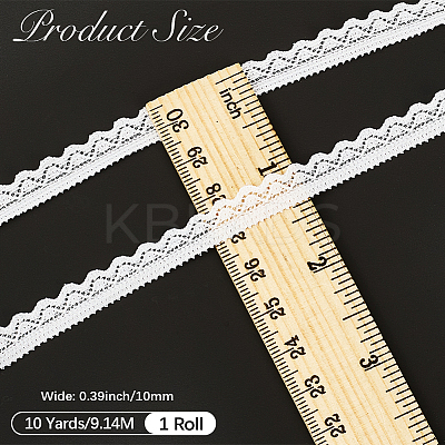 10 Yards Chinlon Elastic Lace Trim OCOR-CY0001-07C-1