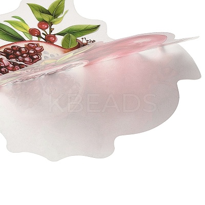 10Pcs Fruit PET Self-Adhesive Stickers DIY-K074-08B-1