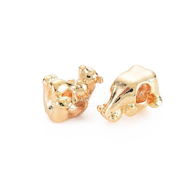 Rack Plating Alloy European Beads MPDL-N039-145LG-1