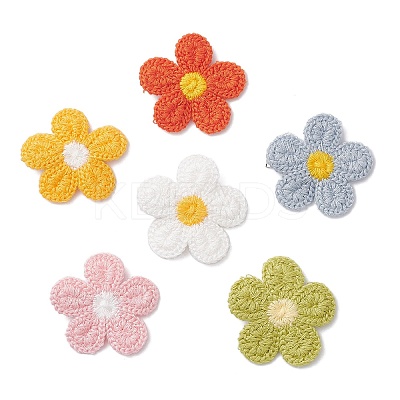 Polyester Computerized Embroidery Cloth Hair Accessories PHAR-JH00145-1