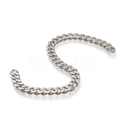 Brass Cuban Link Chains X-CHC-K010-03P-1