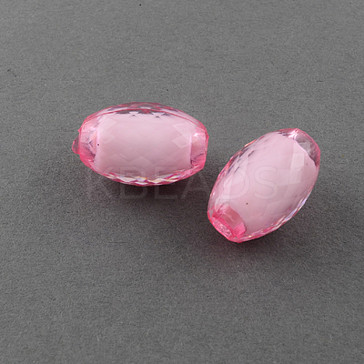 Transparent Acrylic Beads TACR-S096-M-1