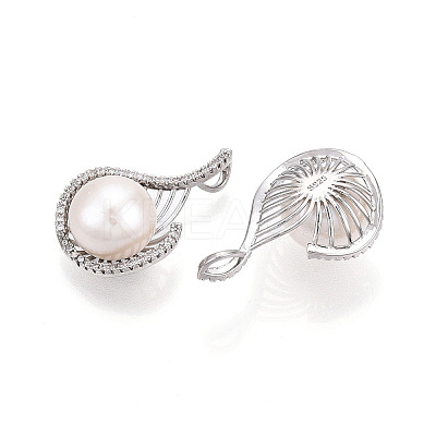 Natural Cultured Freshwater Pearl Pendants LS-PEAR-N020-07P-1