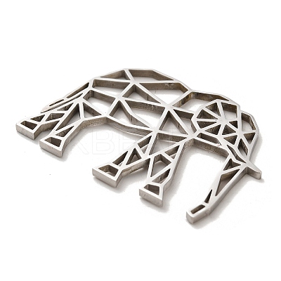 Non-Tarnish 304 Stainless Steel Filigree Joiners Links STAS-B054-10P-1