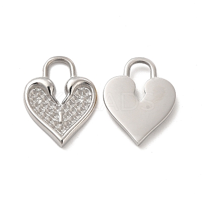 Non-Tarnish 304 Stainless Steel Pendant Rhinestone Settings STAS-F284-28P-1
