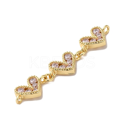 Rack Plating Brass Connector Charms KK-O142-59G-1