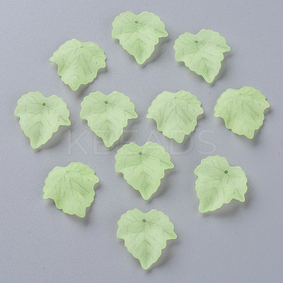 Transparent Frosted Acrylic Pendants X-PAF002Y-18-1