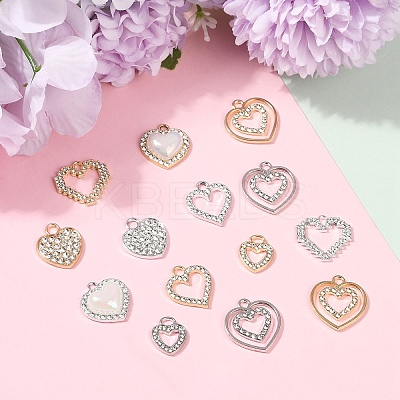 24Pcs 12 Styles Alloy Charms FIND-YW0006-77-1