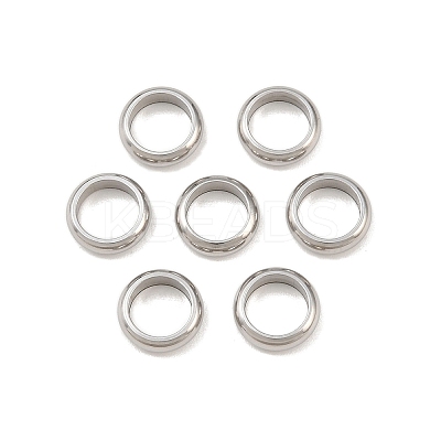 Tarnish Resistant Ring 304 Stainless Steel Spacer Beads STAS-N020-11-7mm-1