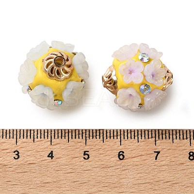 Handmade Polymer Clay Indonesia Beads IPDL-H001-05KCG-1