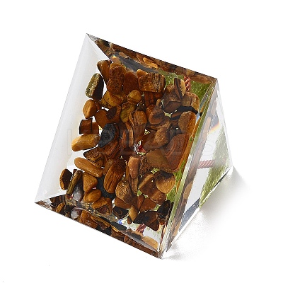 Orgonite Pyramid Resin Energy Generators DJEW-D013-06A-1
