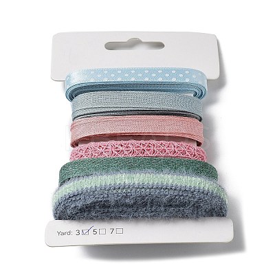 18 Yards 6 Colors Polyester Ribbon SRIB-C001-B02-1