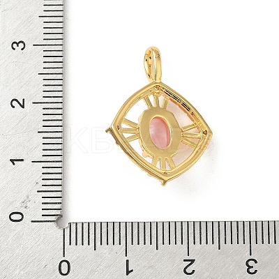 Brass Micro Pave Cubic Zirconia Pendants LS-KK-F905-17G-1