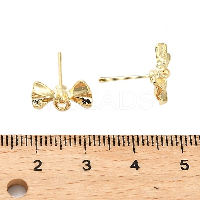 Alloy Stud Earring Findings PALLOY-I224-02G-1