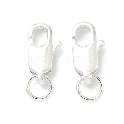 Brass Lobster Claw Clasps KK-H532-18S-1