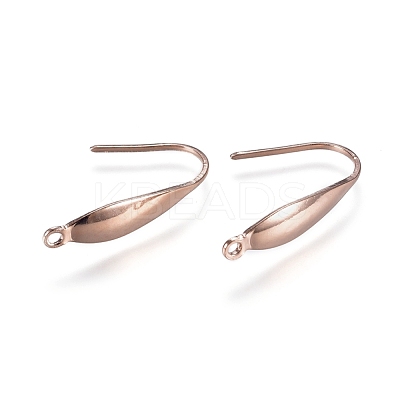 304 Stainless Steel Earring Hooks STAS-E484-56RG-1