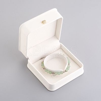 PU Leather Bracelet Bangle Gift Boxes LBOX-L005-G03-1