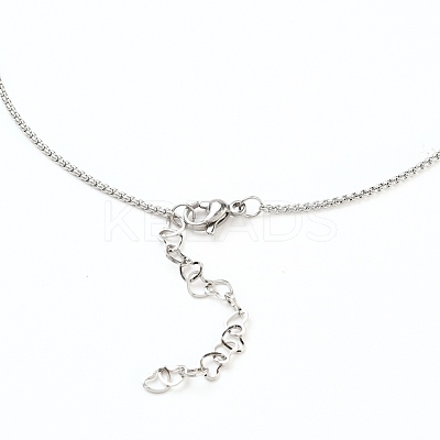 Tarnish Resistant 304 Stainless Steel Box Chains/Venice Chains Bracelets Making AJEW-JB00783-01-1