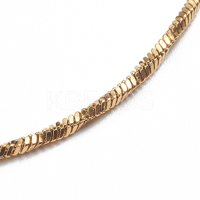 304 Stainless Steel Snake Chain Anklets X-AJEW-G024-07G-1