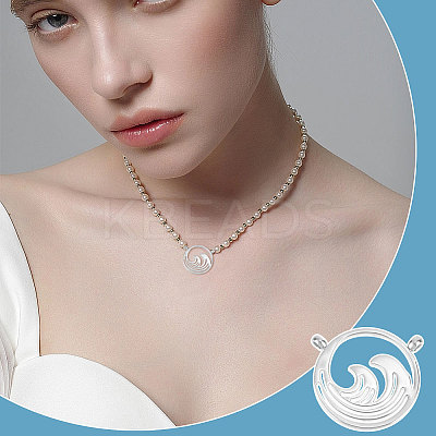 20Pcs 2 Colors 304 Stainless Steel Pendants STAS-UN0044-38-1