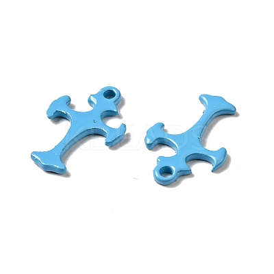 Spray Painted 201 Stainless Steel Charms STAS-G304-26C-1