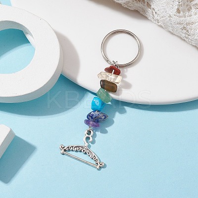Tibetan Style Zinc Alloy Keychains KEYC-JKC00728-02-1