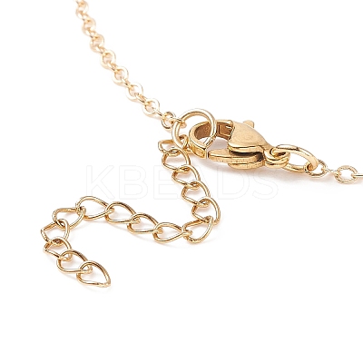 Brass Imitation Macrame Pouch Necklace Makings AJEW-TA00003-1