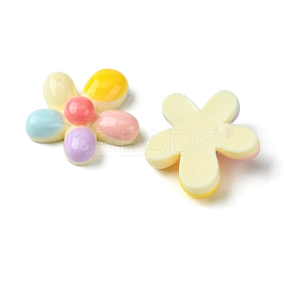 Opaque Resin Decoden Cabochons RESI-K038-02-1