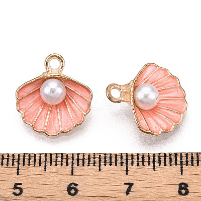 Zinc Alloy Enamel Pendants X-ENAM-F118-03A-1