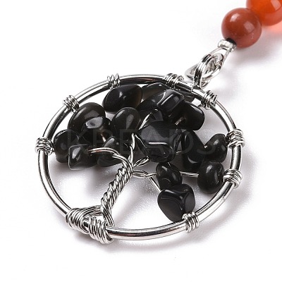 Gemstone Chakra Keychain KEYC-P037-A-1