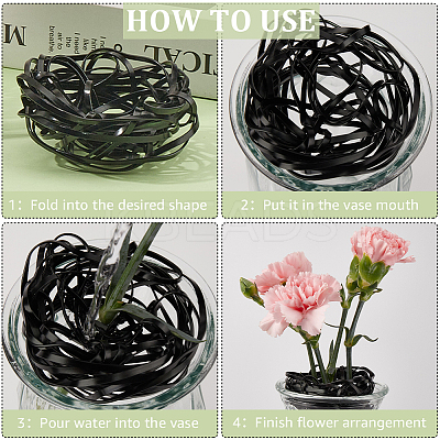 2Pcs 2 Colors Aluminium Alloy Flower Frogs for Arrangements AJEW-GF0008-85-1