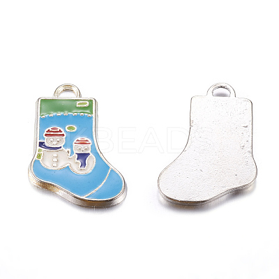 Alloy Enamel Pendants LS-EA549Y-2-1