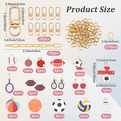 DIY Keychains Kits DIY-BM0002-09-1