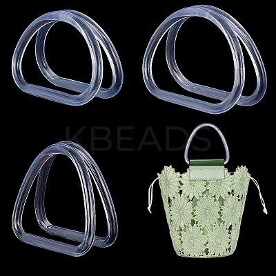 6Pcs 3 Style Plastic Handbag Handle KY-PH0001-59-1