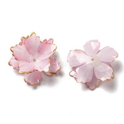 Golden Edge Flower Bead Cap X-SACR-C002-33-1
