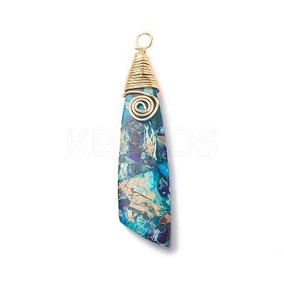 Natural Regalite/Imperial Jasper/Sea Sediment Jasper Big Pendants PALLOY-JF01631-01-1