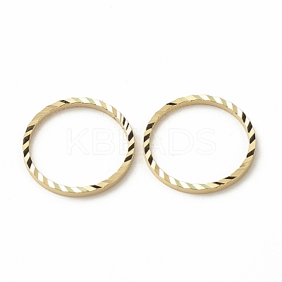 Brass Linking Rings KK-F831-018E-G-RS-1