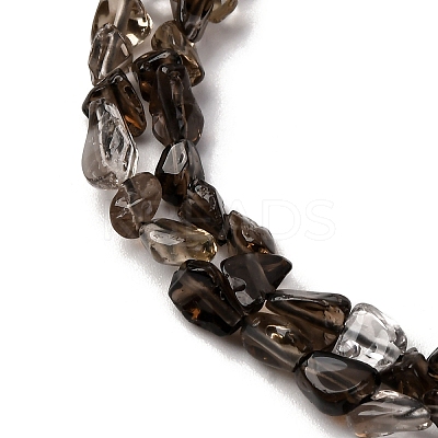 Natural Smoky Quartz Beads Strands G-I389-A31-01B-1