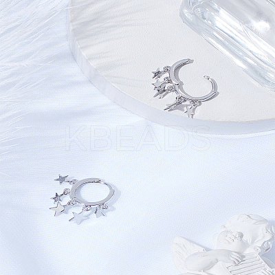 1Pair Alloy Chandelier Earrings EJEW-LP0008-035-1