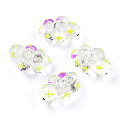 Transparent Acrylic Beads ACRC-T012-01-B02-1