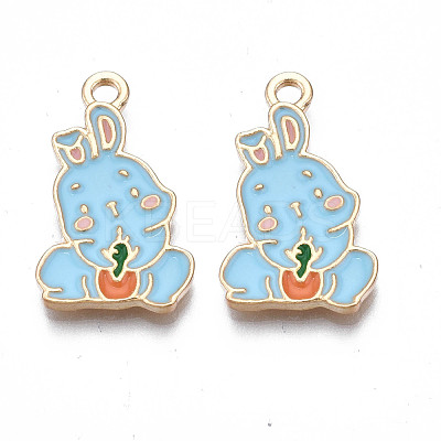 Alloy Enamel Pendants PALLOY-N170-031A-NR-1
