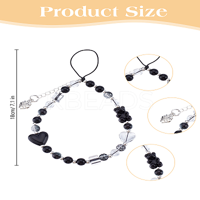 1Pc Resin and Acrylic Mobile Straps AJEW-LP0005-77-1