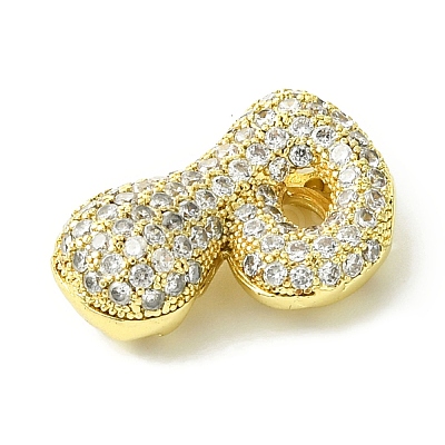 Rack Plating Brass Cubic Zirconia Pendants KK-S378-02G-P-1
