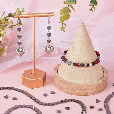 3Strands Non-magnetic Synthetic Hematite Beads Strands G-SC0003-11-1