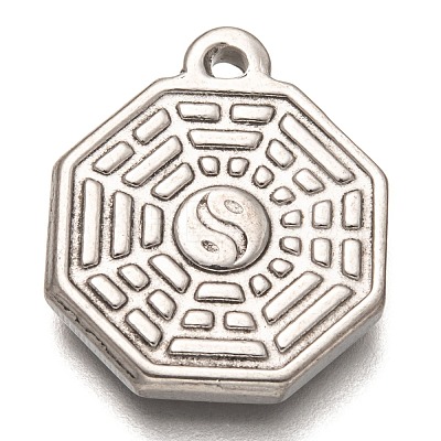 Non-Tarnish 304 Stainless Steel Pendants STAS-H136-05P-1