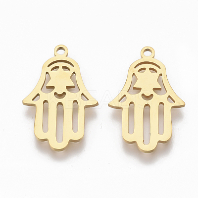 201 Stainless Steel Pendants STAS-S079-116G-1